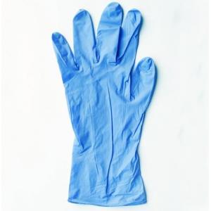 China Powder Free And Latex Blue Disposable Nitrile Gloves Chemical Resistance supplier