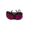 Reusable Pink Satin Spa Sleeping Eye Masks Lace Edge Travel Items Stationery