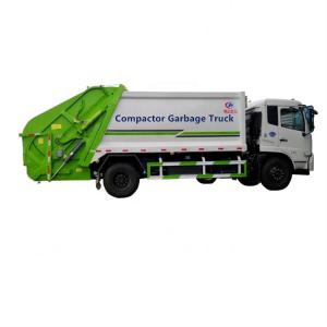 Hydraulic Rubbish Compactor Garbage Truck Self-Loading 12m3 10cbm