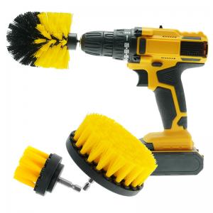 Tile Drill Brush Attachment Style Brush Set For Drill Suitable For Cleaning / Scrubbing