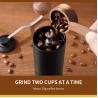 Hand Operated Manual Burr Coffee Grinder Hand Crank Conical Burr For Business