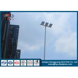 Commercial Area Lighting Flood Light Poles 20m 600W Anti Corrosion