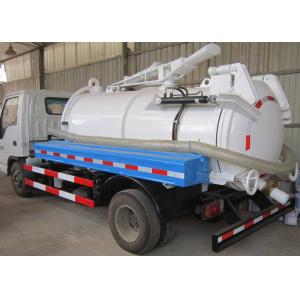 China 5-6CBM LHD 4X2 Sewage Suction Truck , Combination Sewer Cleaning Truck supplier