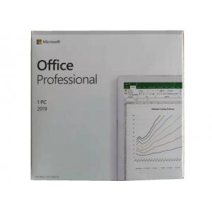 China Software Office Product Key Card , Microsoft Home And Business 2019 For 1 PC Or Mac supplier