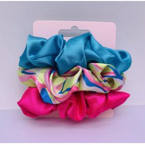Multipurpose Silk Hair Scrunchies , Portable Elastic Scrunchie Hair Ties