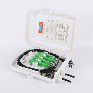 FTTH Fiber Optic Termination Box Wall Mouted 8 Core 2 In 8 Out IP67 Waterproof