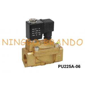 PU225A-06 Shako Type 3/4'' Brass Solenoid Valve 24 110 220 Volt