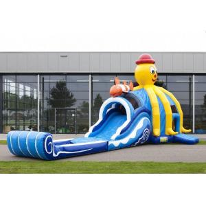 Customized Big Commercial Bounce House Slide Combo PVC Tarpaulin