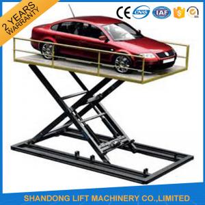 Hydraulic Automotive Scissor Lift For Car Underground Parking Lift with CE