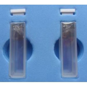 China lab using transparent quartz glass cuvette with lids 3.5ml 10mm path length wholesale