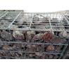 Low Carbon Steel Wire Gabion Cages For Rock Retaining Walls , Wire Gabion