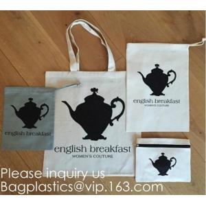 China 100% Cotton eco-friendly muslin bags Drawstrings Cotton Bags Muslin Cloth Storage Reusable Pouches for Jewelry Tea Spice supplier