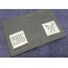 Customized embossed fake leather patch label or imitation leather tags for jeans