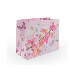 Custom Extra Large Gift Wrap Bags Beautiful Butterfly Style Matt Lamination