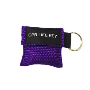 Bag Keychain Cpr Mask With Gloves Promotional Gift Cpr Face Shield Cardiopulmonary