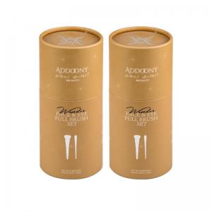 OEM Cardboard Cylinder Packaging Kraft Paper Tube Box For Tea