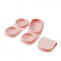 China Baby Products High Temperature Food Grade Material Foldable Silicone Lunch Box on sale