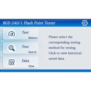 China BGD 240 ISO 3680 Automatic Flash Point Tester ASTM D3278 ASTM D3828 Paints Flash Point Testing Machine wholesale