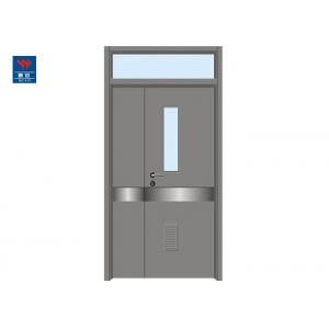 Steel Vision Panels 1 Hour FD60 Fire Doors For Hospitals
