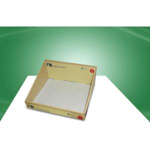China Plus Toy Yellow cardboard counter display stand Box Recyclable OEM ODM supplier