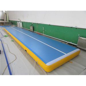 China Digital Printing Gymnastics Bouncy Mats , Outdoor Tumble Track Trampoline No Noise supplier