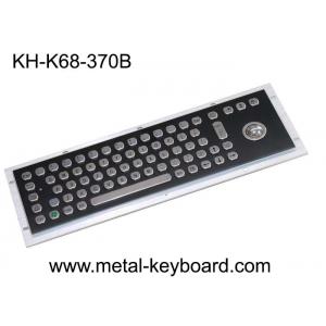 USB Panel Mount Trackball Mouse Stainless Steel Keyboard
