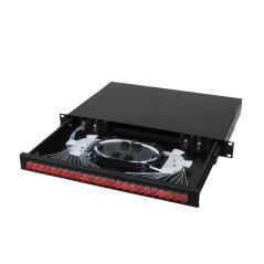 Drawer Type Fiber Optic Terminal Box Optical Patch Panel SC LC FC Adapter