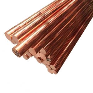 Cu 99.99% Copper Round Bar Rectangular H59 H62 1.0-200mm GB T19849-2005