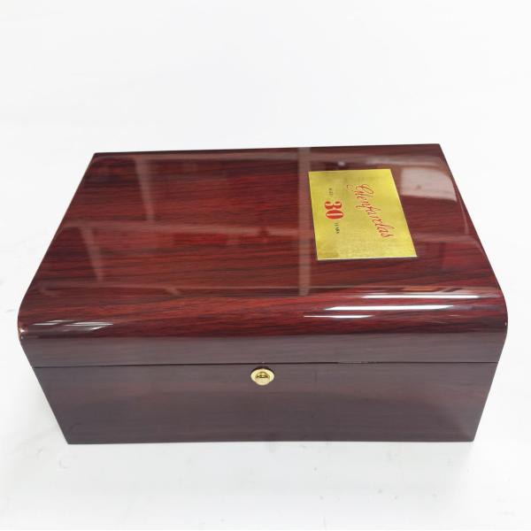 China Custom Wooden Wine Box Wine Gift Box With High Gloss Lacquer Finish wholesale