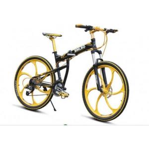 China Integral Wheel Disc Brake 26 Inch Folding Mountain Bike supplier