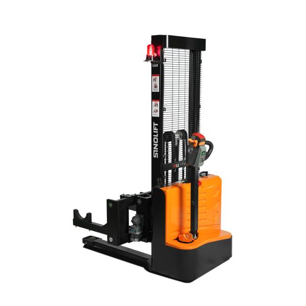 China Sinolift CDD10-LS700 walkie fully electric lithium cell dual-arm reel stacker | roll handling wholesale