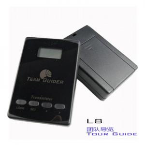 China cheap L8 black Tour Guide Audio System Transmitter And Receiver For Team Traveling supplier