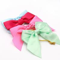 China Polyester Satin Pink Ribbon Bow ISO14001 Christmas Ribbon Bows on sale