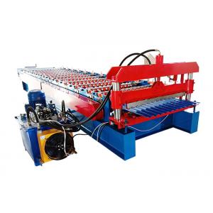 Popular Corrugated Steel Roofing Sheet Roll Forming Machine For Wall And Roof Of House