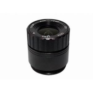 1/1.8" 5mm 12Megapixel CS mount wide angle lens, 4K lens for security CCTV IP cameras