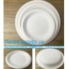 Compostable biodegradable dinner plate corn starch plate,Elegant Disposable Corn