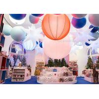 China 1.6m Inflatable Lighting Decoration 240w , Led Hanging Outdoor Christmas Snow Globe Lights on sale