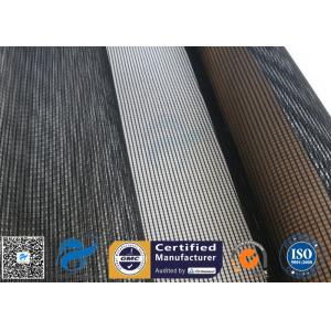 4x4MM PTFE Coated Fiberglass Mesh Fabric 17OZ Black Drying Textile Conveyor Belt