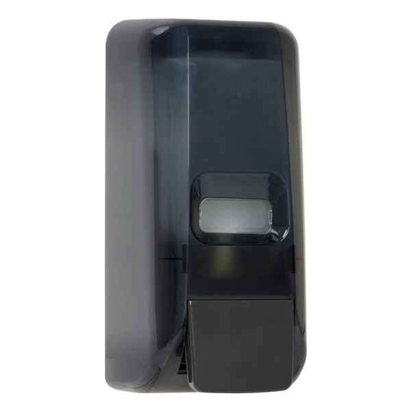 China distributeur manuel du savon 800ml liquide avec le réservoir rechargeable, plastique d'ABS, couleur noire, fixée au mur wholesale