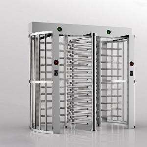 China Two Door Full Height Turnstile Prison Security RFID Card / Fingerprint Access Control supplier