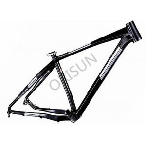 Aluminum Alloy Fat Tire Bicycle Frame , Black Snow Bike Frame Custom Size