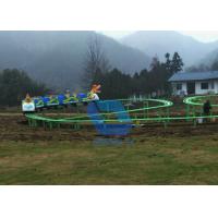China Special Design Track Rides , Amusement Worm Roller Coaster For Adult / Kids on sale