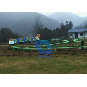 Special Design Track Rides , Amusement Worm Roller Coaster For Adult / Kids