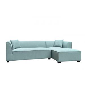 Sectional sofa polyester fabric cover D30 pure foam