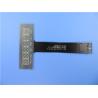 Single Layer Flexible Printed Circuit (FPC) With 1.0mm FR-4 Stiffener and Black