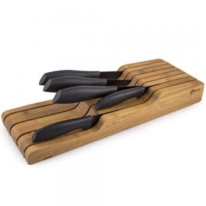 China New arrival wood knife block bamboo knife block supplier