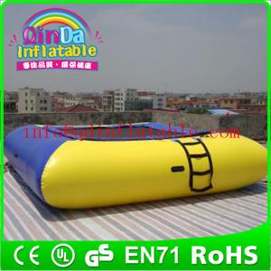 China Inflatable water park games air bouncer inflatable trampoline,cheap water trampolin supplier