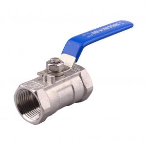 Customized Stainless Steel Ball Valve 1PC Type NPT Standard Port for Water Oil and Gas