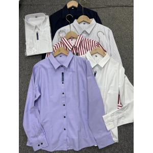 China Slim Long Sleeve Polo Shirts Fashion Regular Shirts Formal Dress Kcs35 supplier