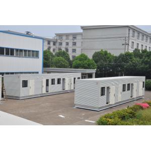 Light Steel Mobile Modern Container Homes Prefabricated Homes White One Layer House
